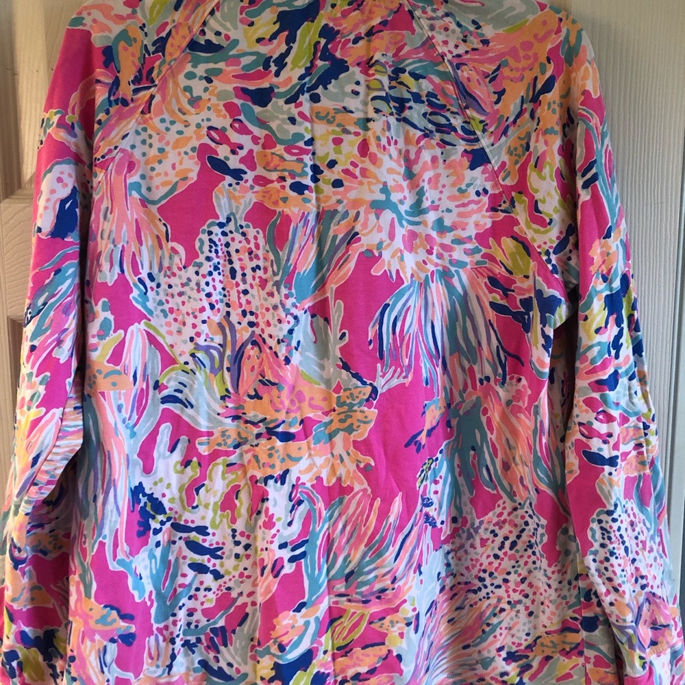 Lilly Pulitzer half zip.